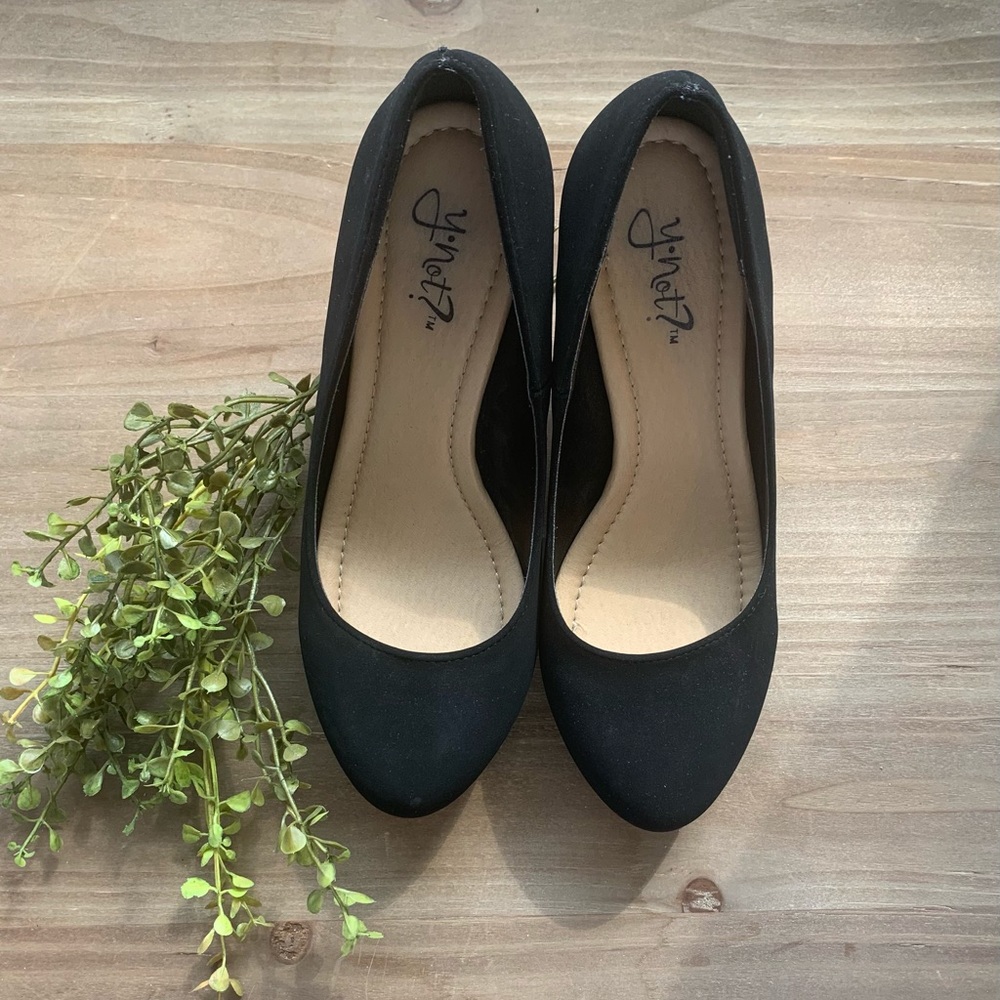 Black heels